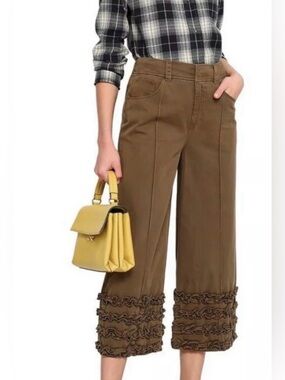 🌺Retails $295 UNIQUE CIng a sept Carmelina wide leg ruffled accent pants 🌺